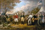 John Trumbull Surrender of General Burgoyne France oil painting artist